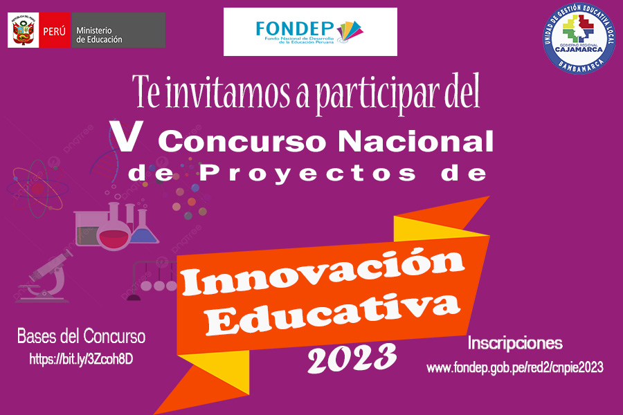 Participa en el V Concurso Nacional de Proyectos de Innovación Educativa 2023